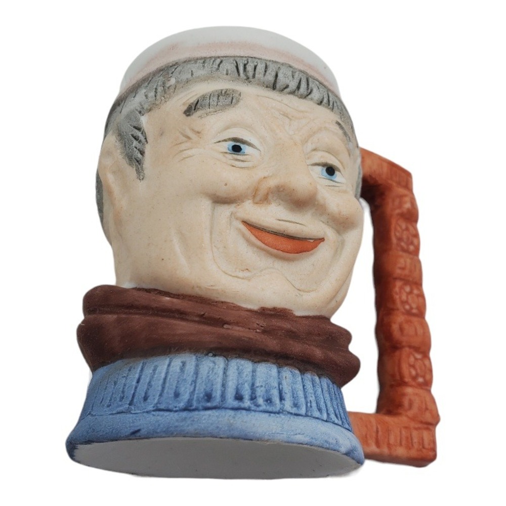Brinn‎ Toby Ceramic Monk Head Beer Stein Mug Unique Character Face Collectible